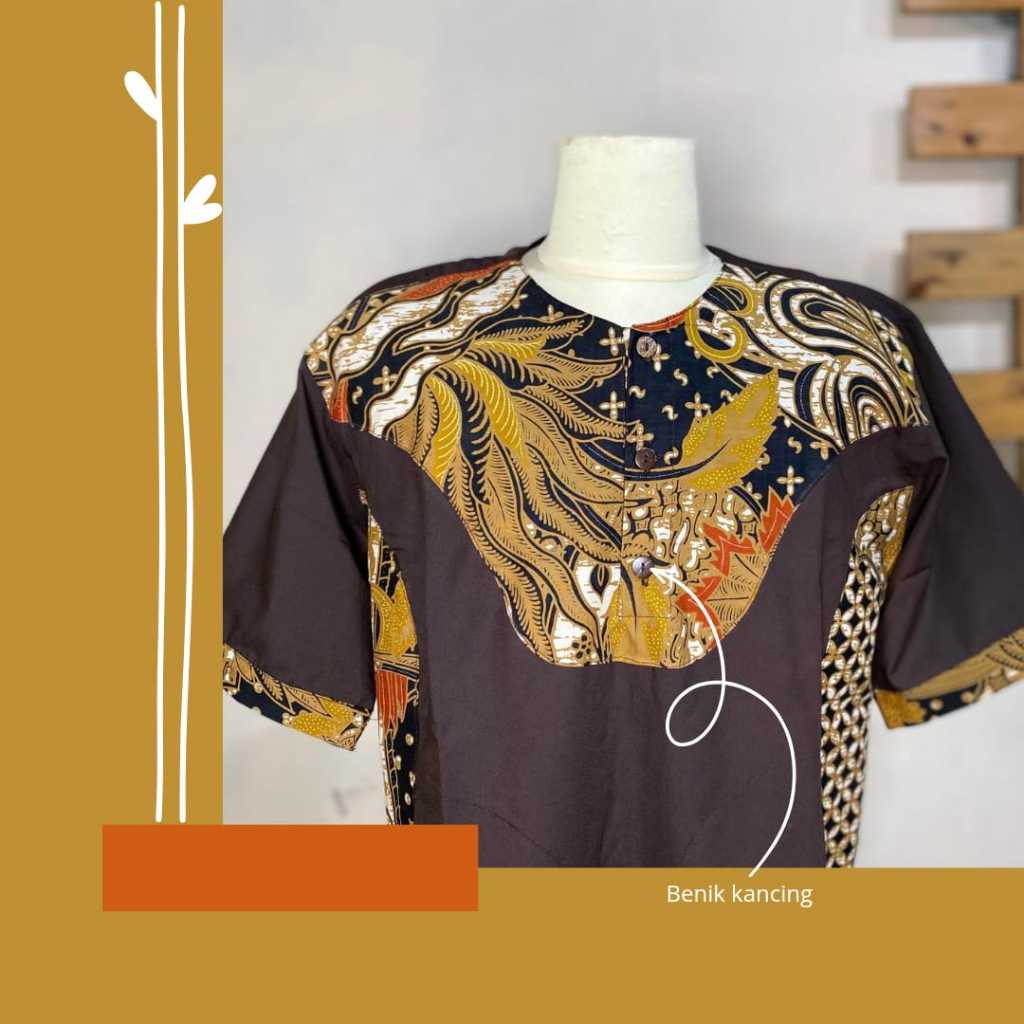 baju koko bahan katun