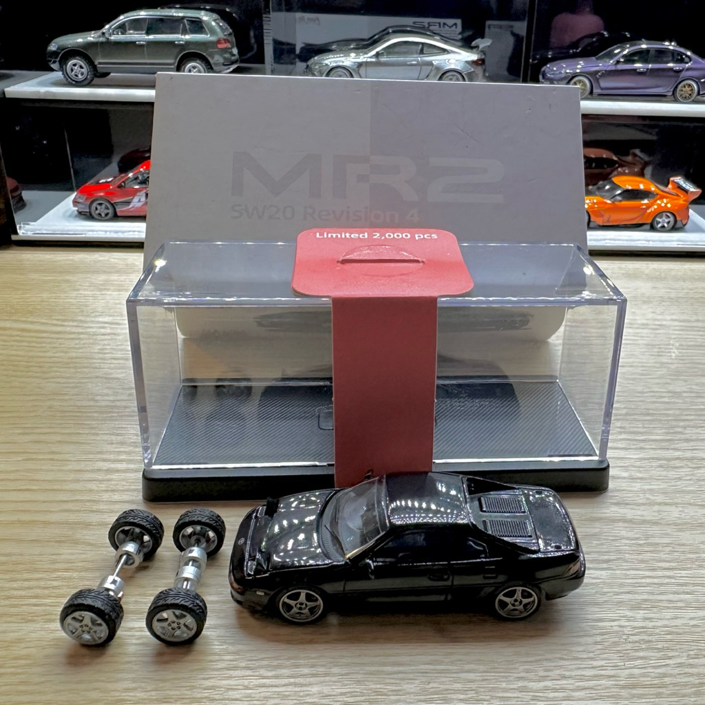 Peako x Micro Turbo Toyota MR2 Black Unsealed anggep junk 1:64 Miniscale diecast