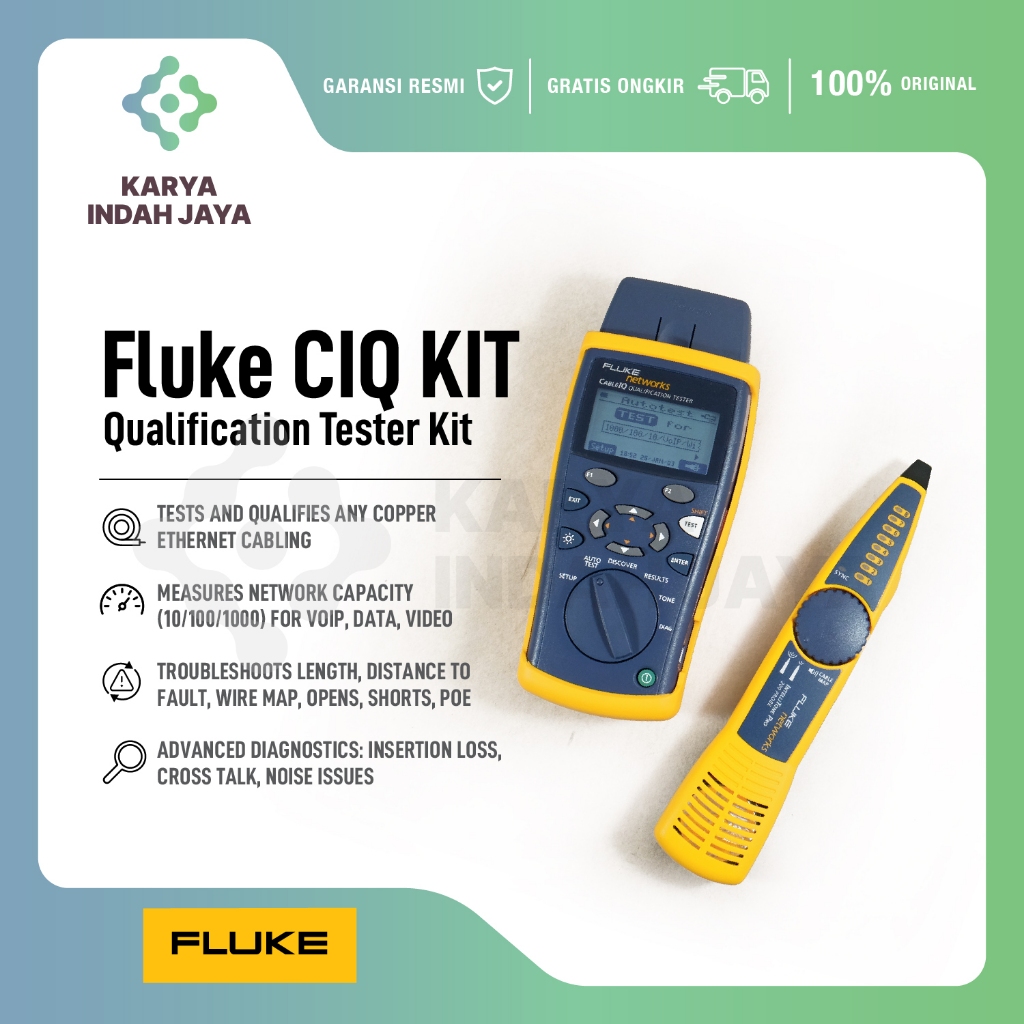 Fluke CIQ Kit Network Cable Tester