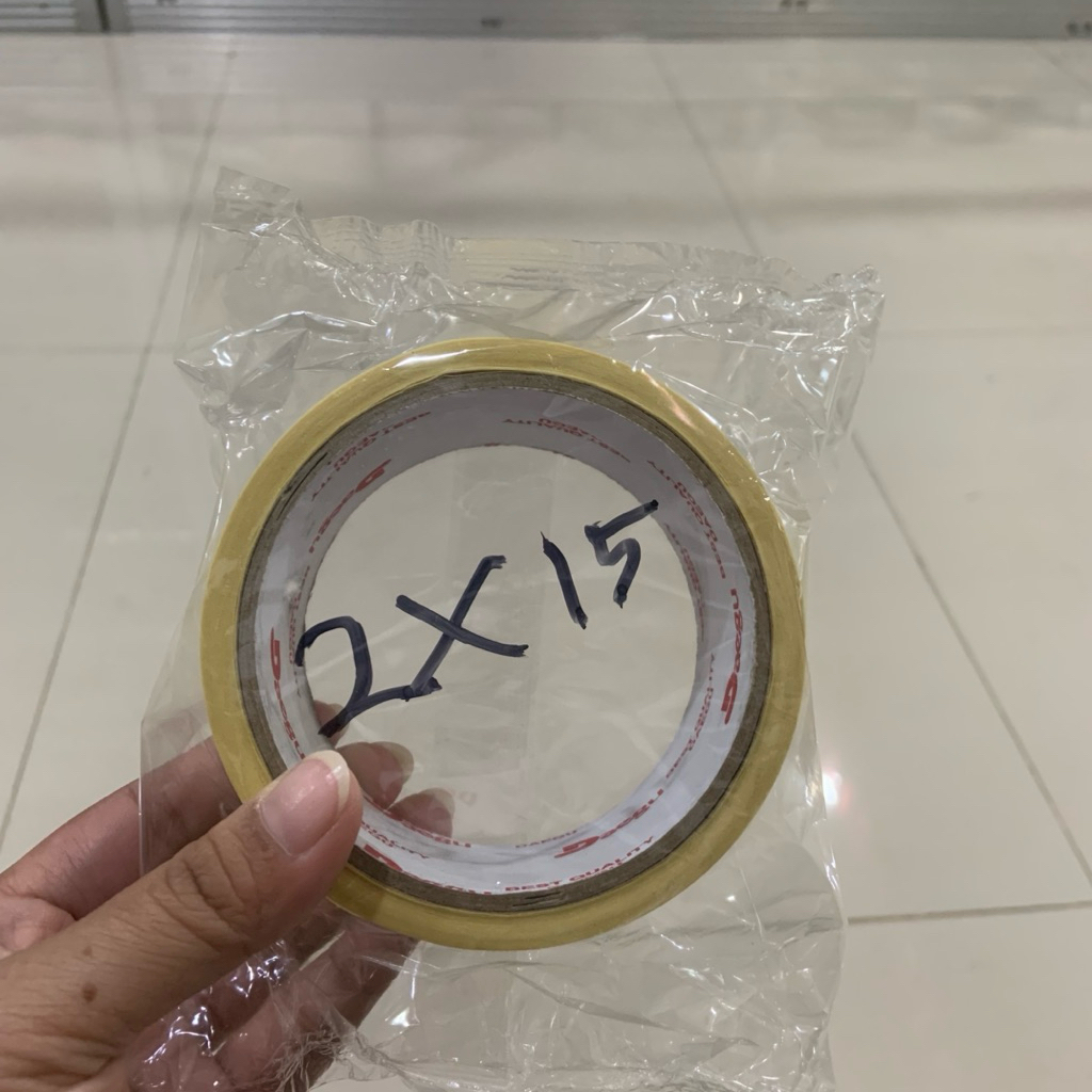 

DAEGU Lakban Kertas Isolasi Solasi Masking Tape 2 inch (48mmx15m) murah berkualitas