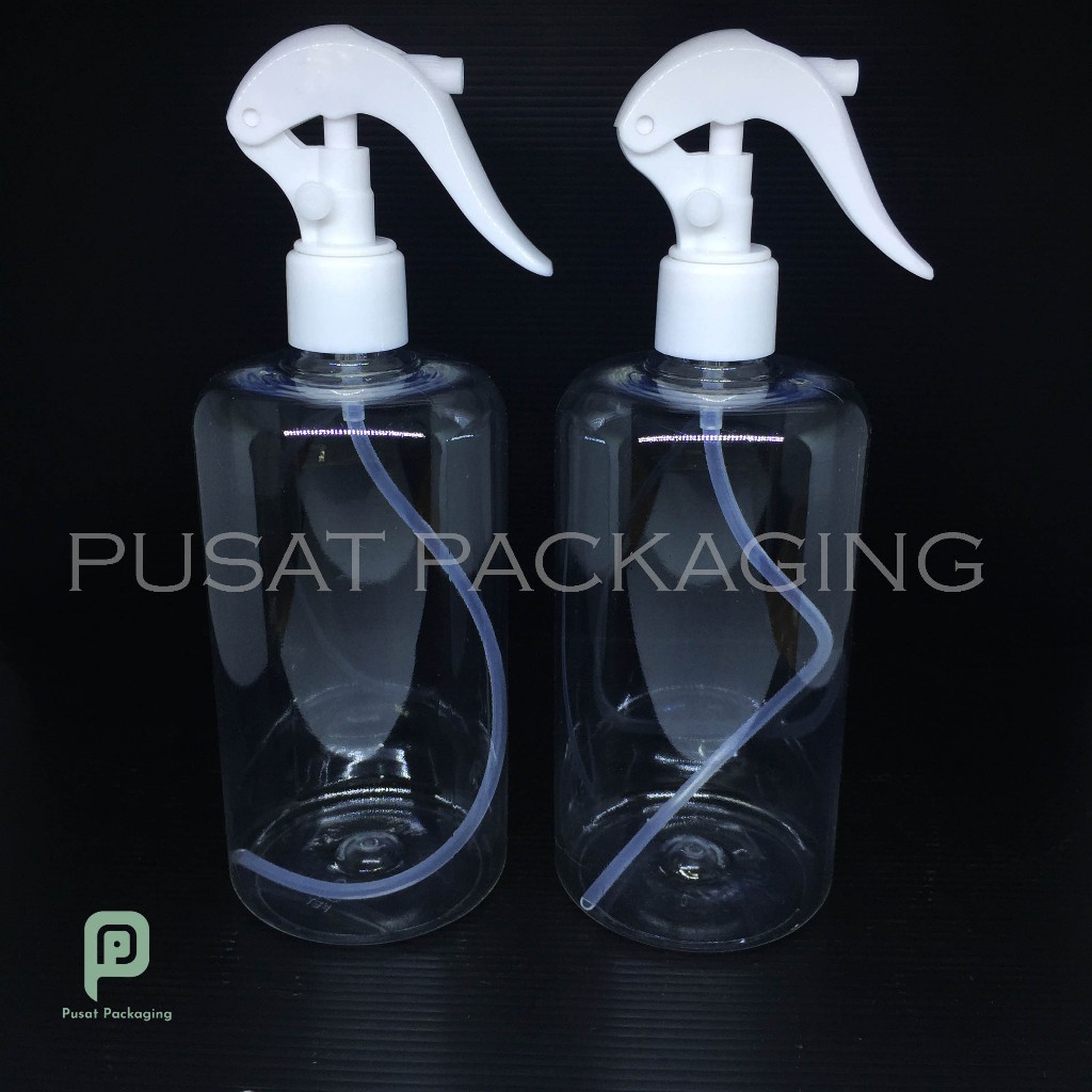 Botol Trigger Spray 500ml Plastik PET / Botol Kepala Trigger 500 ml / Botol Spray Trigger 500 ml / B