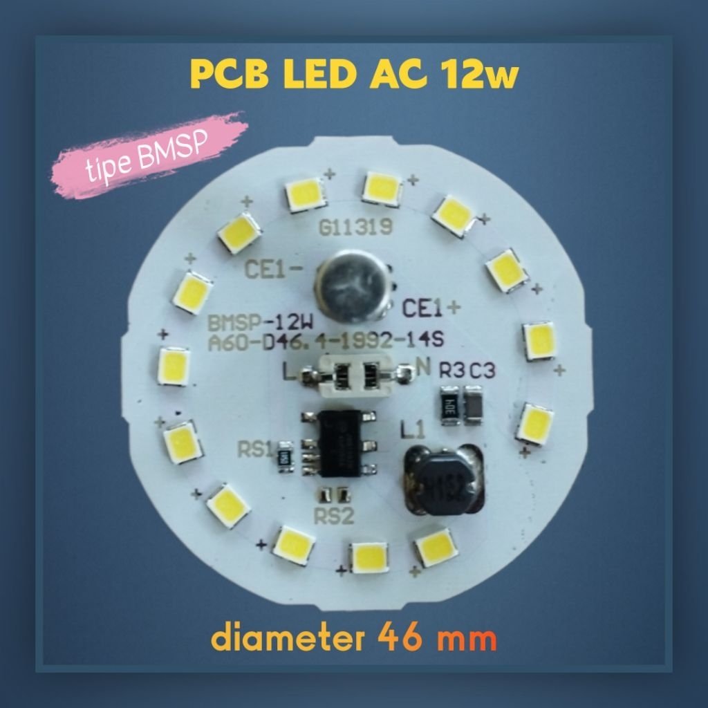PCB LED AC 12w (BMSP)