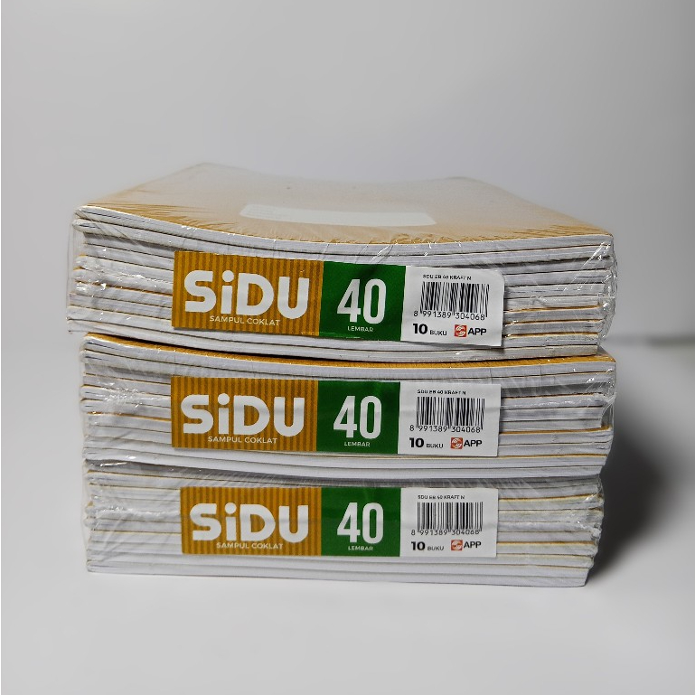 

ECER 5 PCS | Buku Tulis SIDU Isi 40 Lembar | Buku Sampul Kraft Coklat | Buku Sekolah / Kantor