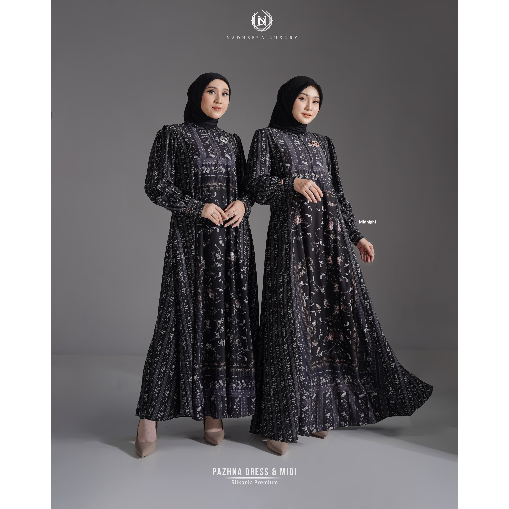 READY STOK PROMO // PAZHNA DRESS NADHEERA LUXURY TERBARU // GAMIS TERBARU // BY NADHEERA LUXURY // g
