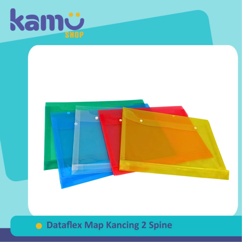 

Dataflex Map 2 Kancing Spine / Document Bag 2 Button Spine Isi 12 pcs DF - 7113