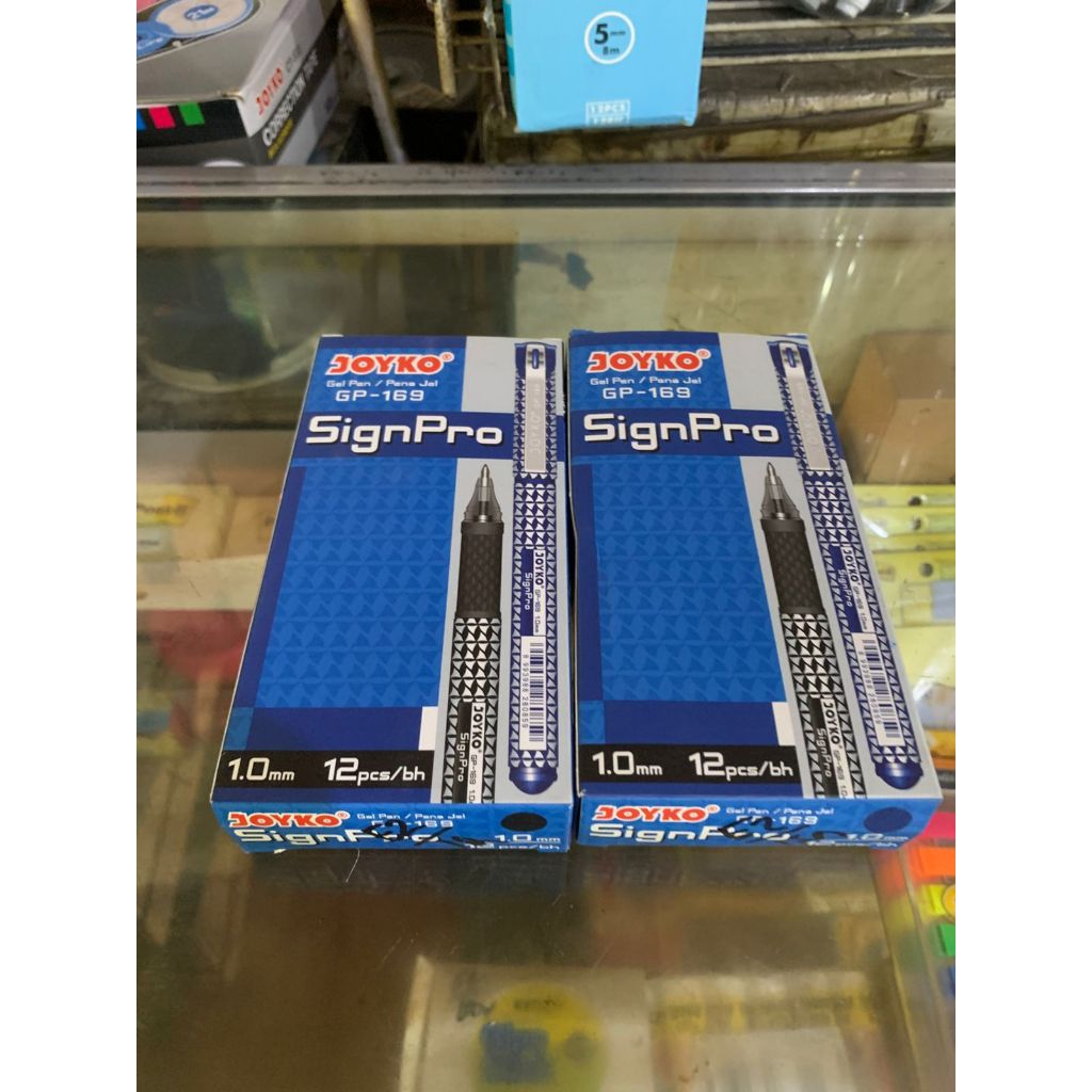 

PEN GEL SIGN PRO JOYKO CP 169 TANDA TANGAN HITAM DAN BIRU