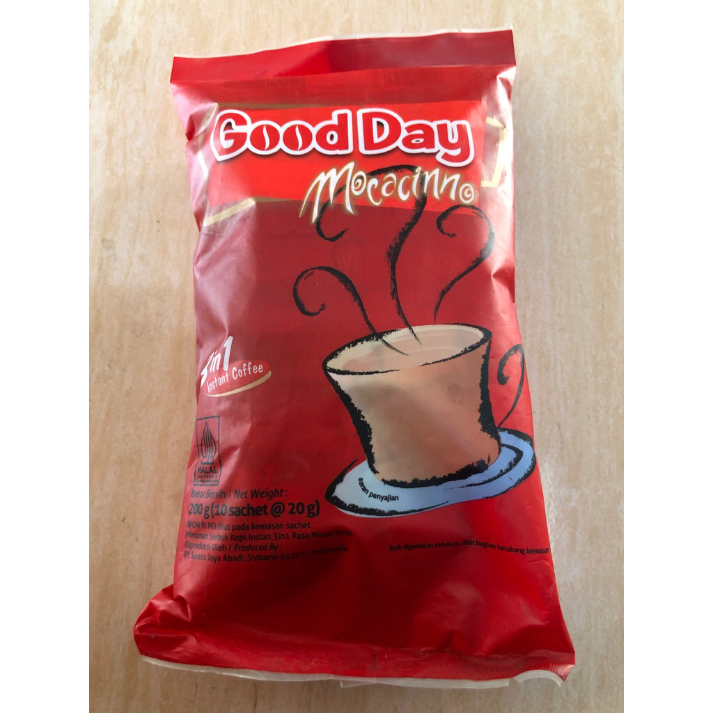 

kopi Good day moccino 200g(10sachet@20g)