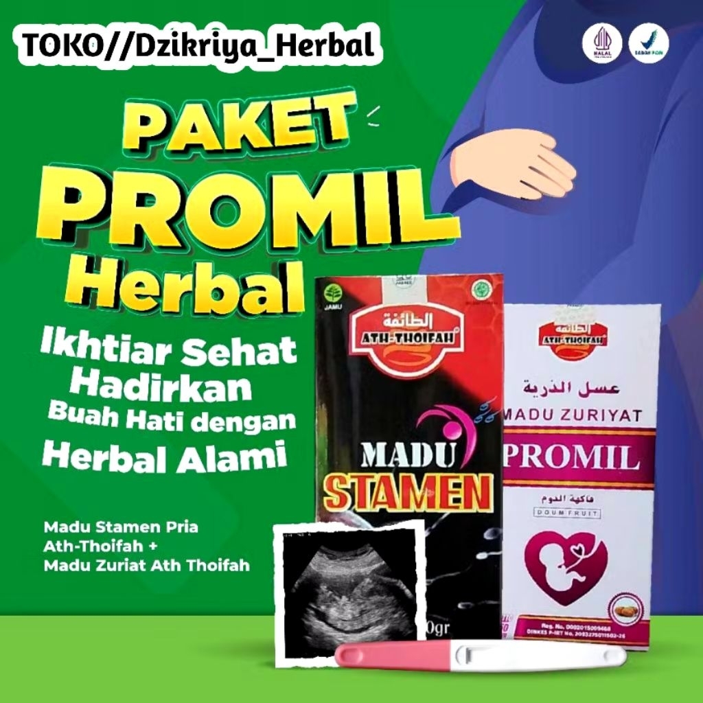 

PAKET PROMIL - Madu Zuriyat Ath Thoifah Plus Madu Stamen Pria 350Gr