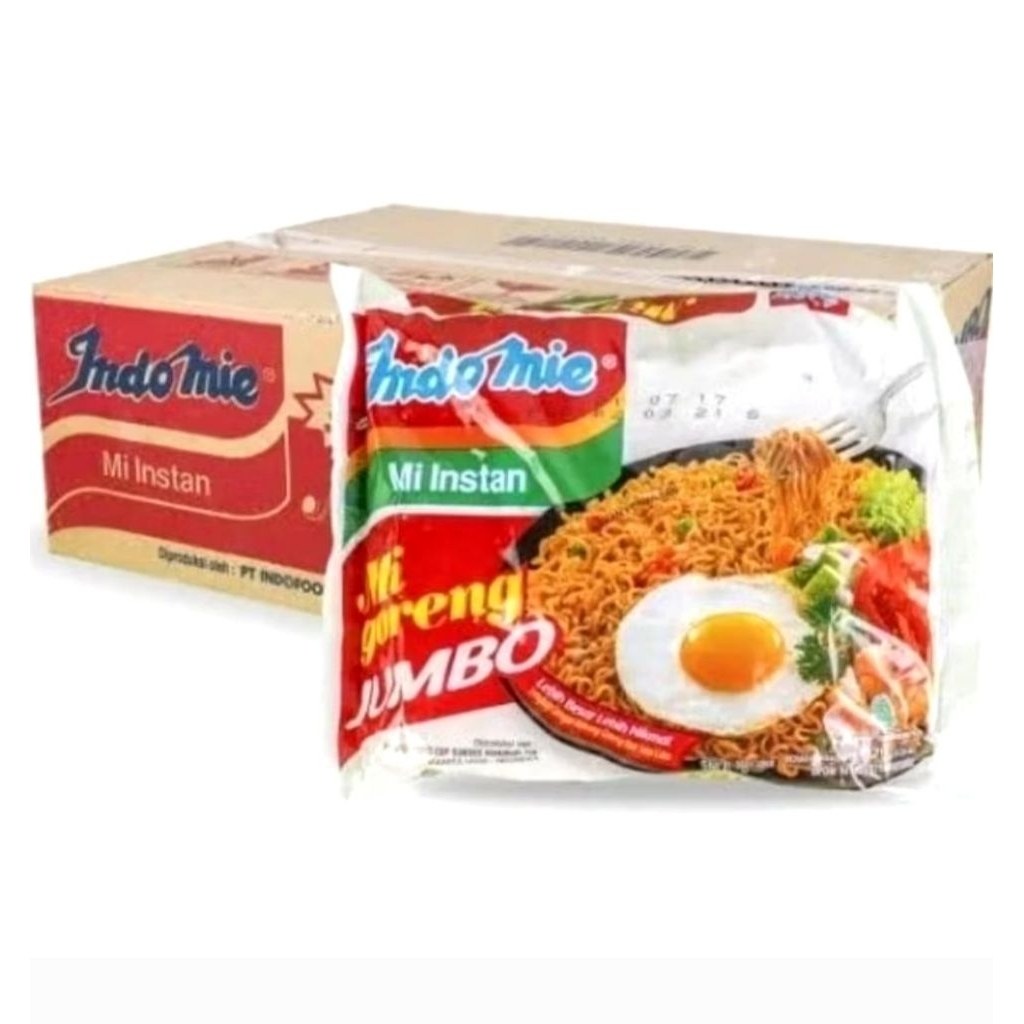 

INDOMIE MIE GORENG JUMBO 1 DUS (isi 24 pcs)