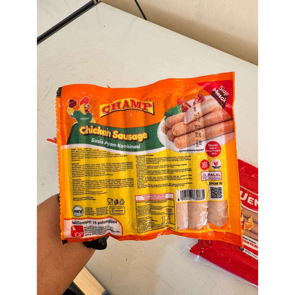 

CHAMP SOSIS AYAM ISI 15