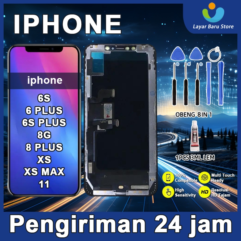 【ORIGINAL】LCD Touchscreen iphone 6s /6 Plus /6s Plus /8G /8 Plus /XS  /XS MAX  /11 Original Fullset 