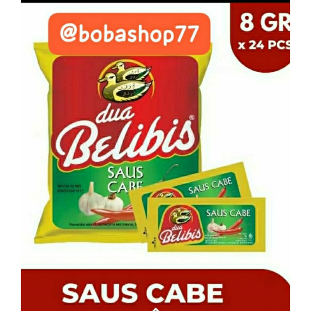 

saus cabe belibis 8grm 24sachet