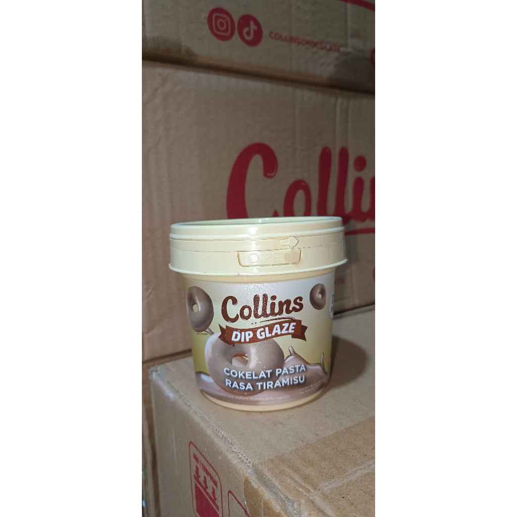 

Collins Dip Glaze Tiramisu Mini Kemasan 300gr Harga Hemat / Collins Choco Crunchy 350 Gram