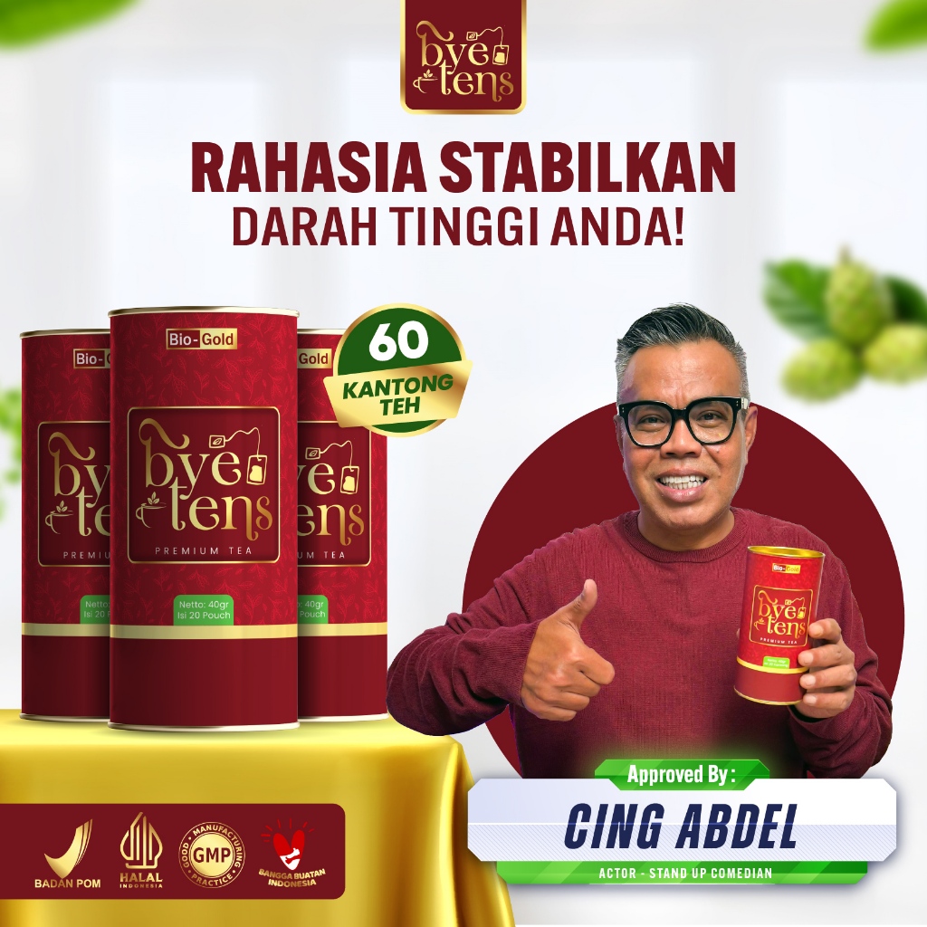 

Bundling 3 Kaleng Bye Tens Bio Gold Ekstrak Mengkudu Seledri dan Daun Teh Menstabilkan Tekanan Darah