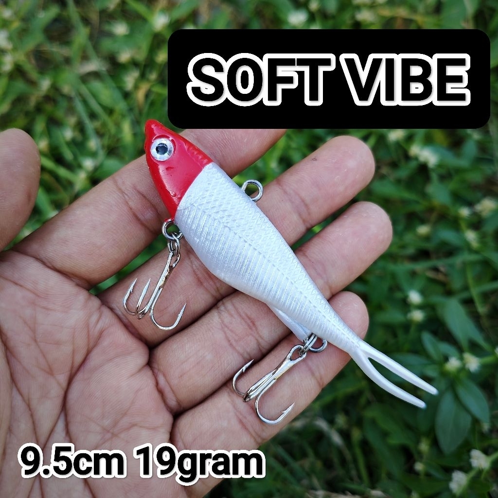 umpan casting SOFT VIBE 9.5cm 19gram