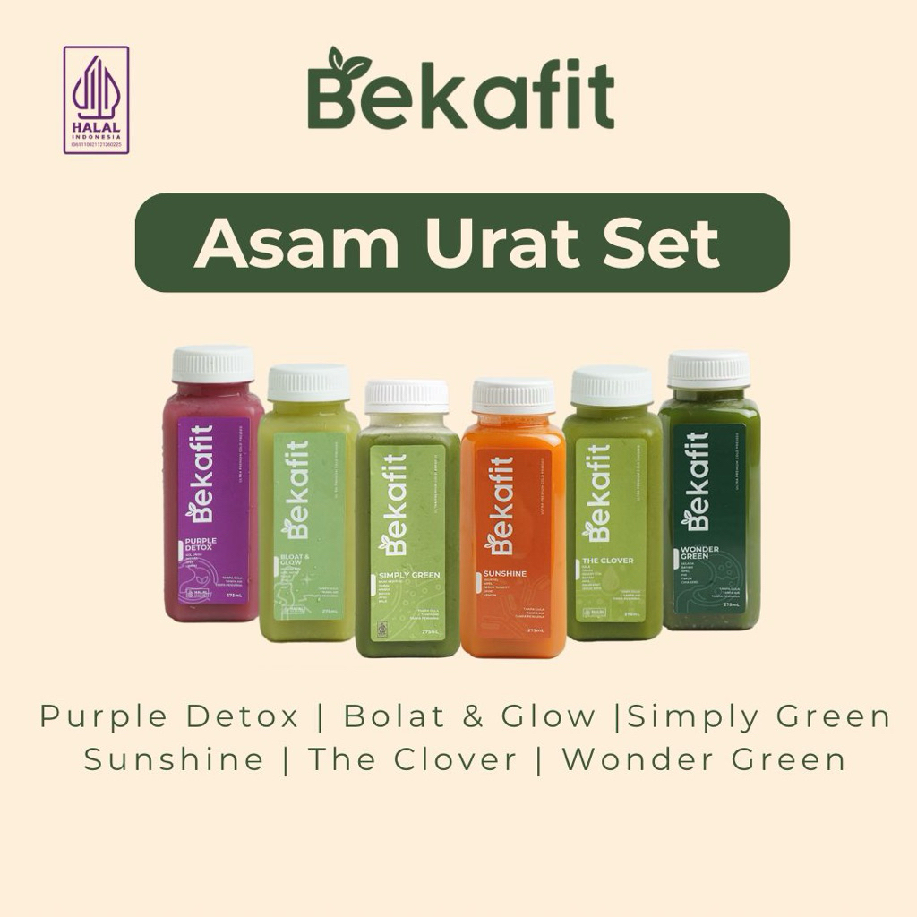 

Bekafit Asam Urat Set Cold Pressed Juice - Jus Sehat Mengatasi Asam Urat