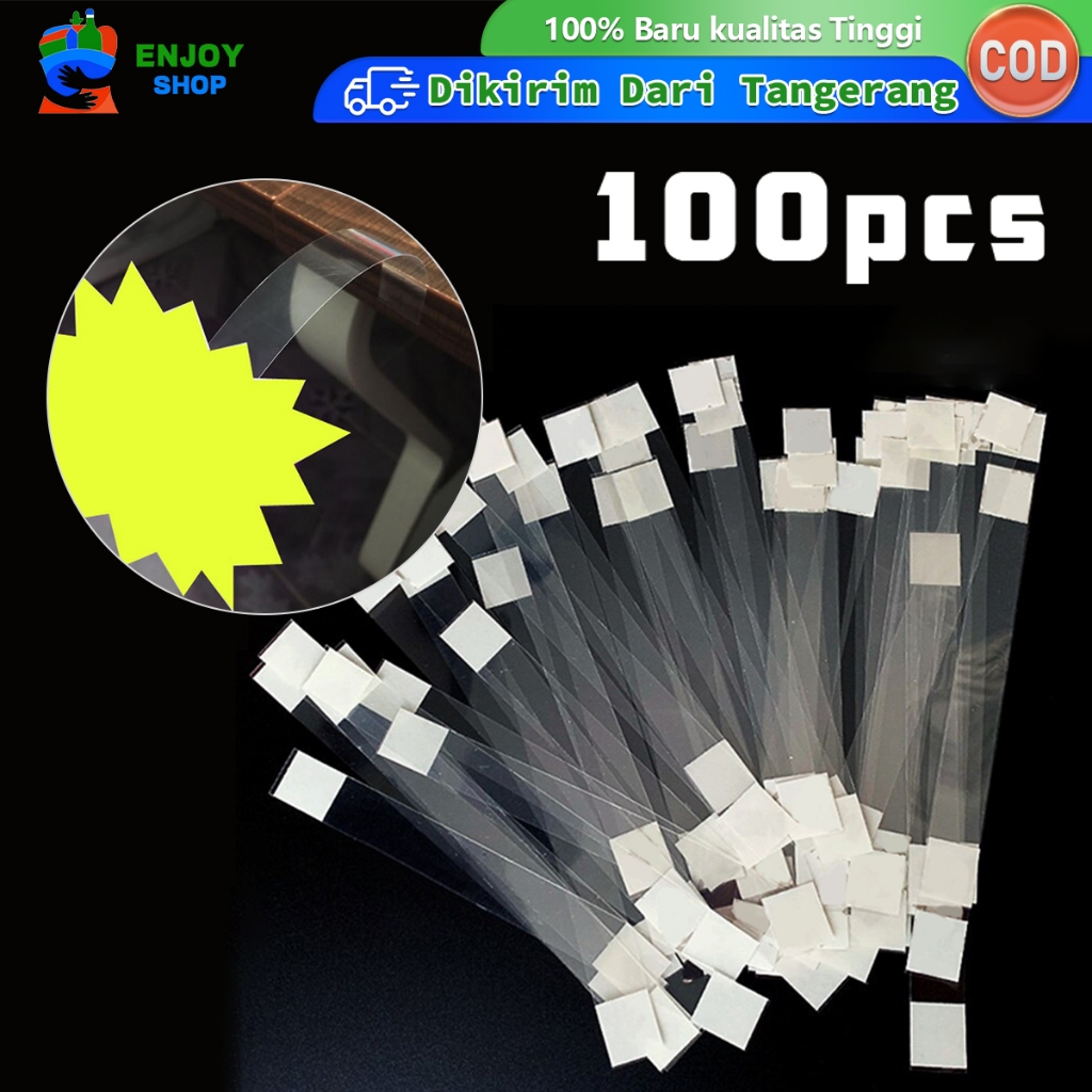 

100pcs Mika Display Kartu Promo Wobbler Promosi Mika Label Harga Lentur Untuk Display Produk Promo