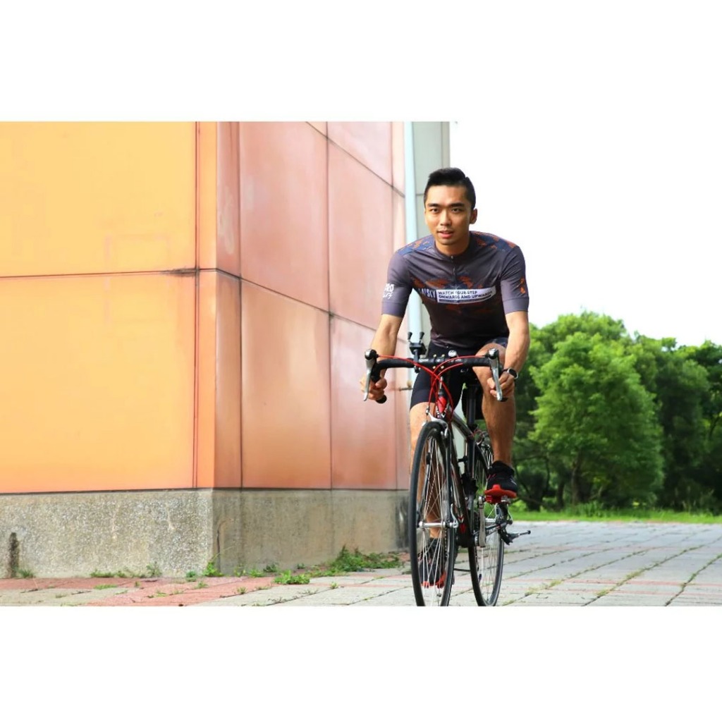 Jersey BAISKY Men Short Sleeve Jersey New Wave Grey