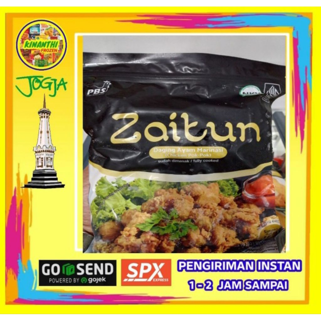 

zaitun Ayam Pok pok 500 gr, Jogja Frozen