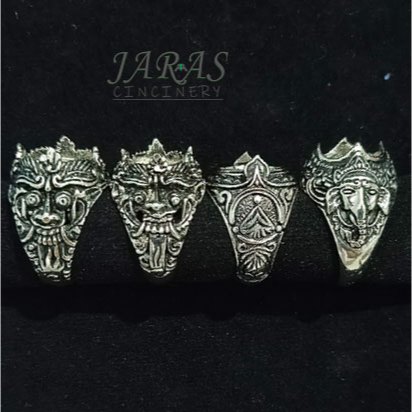 RING CINCIN BALIAN AKIK BATU PERMATA ALPAKA SUPER BOMA BARONG