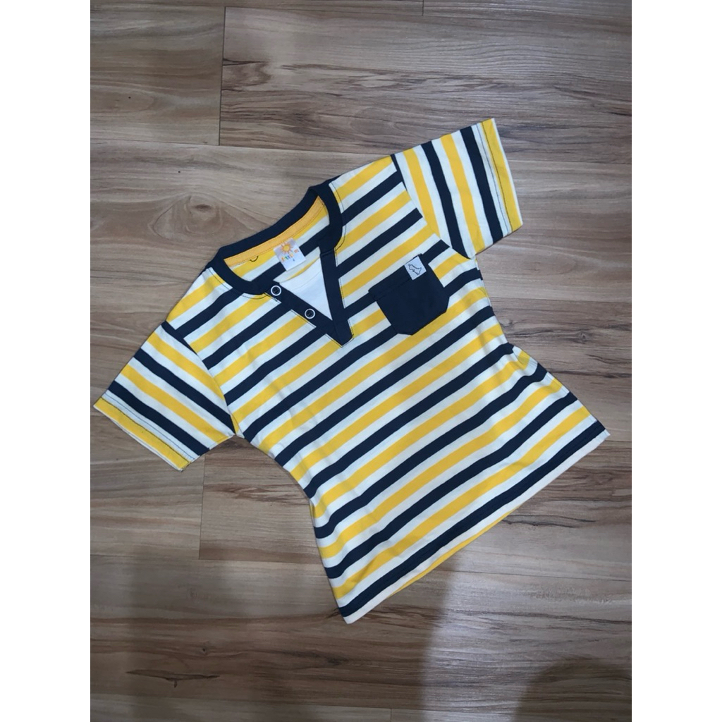 Baju Kaos Atasan Anak Laki- Laki Little M Dino Matahari 1-5 Tahun - Preloved