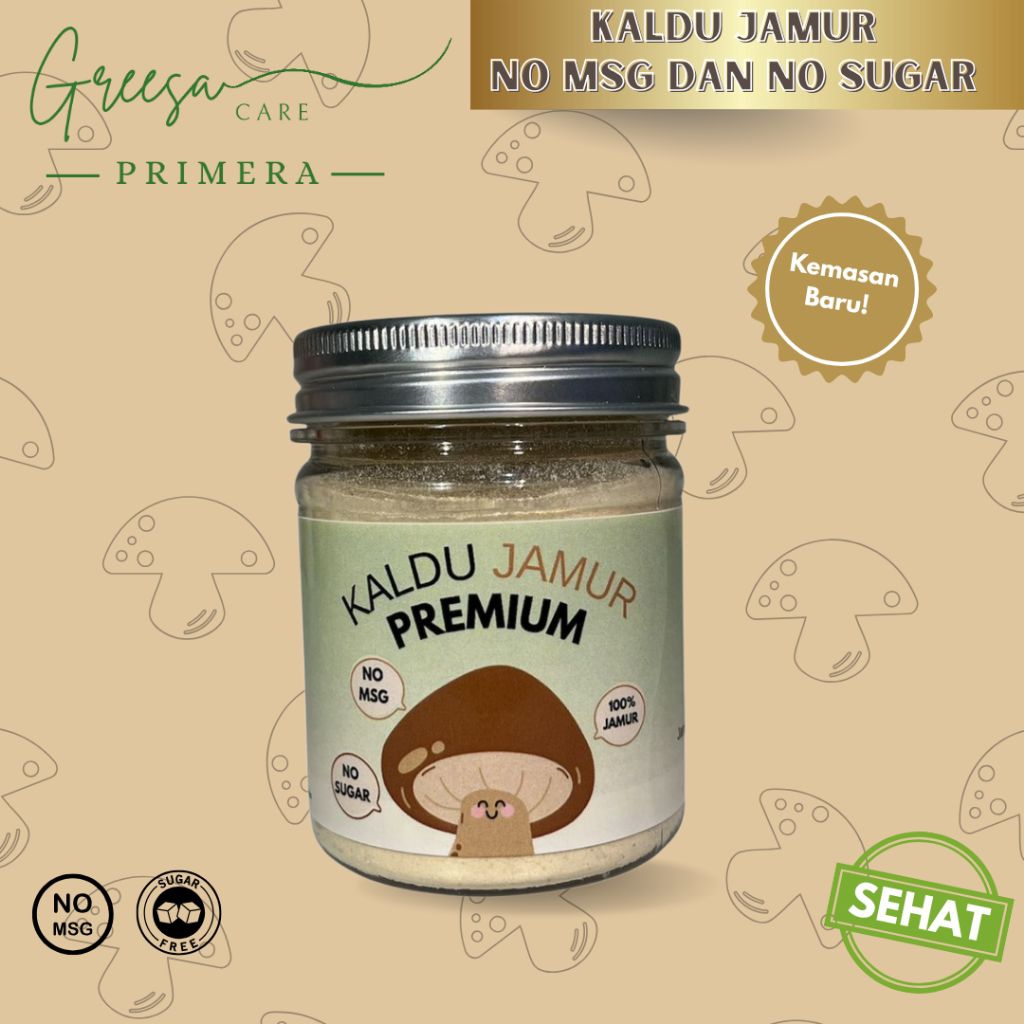 

Kaldu Jamur Sehat Penyedap Premium - 30gr PrimeraHealthyStore Greesa Care Masakan Soup Ayam Bawang Laut Msg