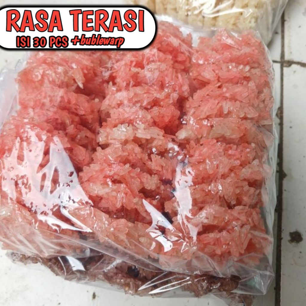 

Rengginang Rasa Terasi/rengginang khas Sunda rengginang terasi bestseller isi 30 keping/500g