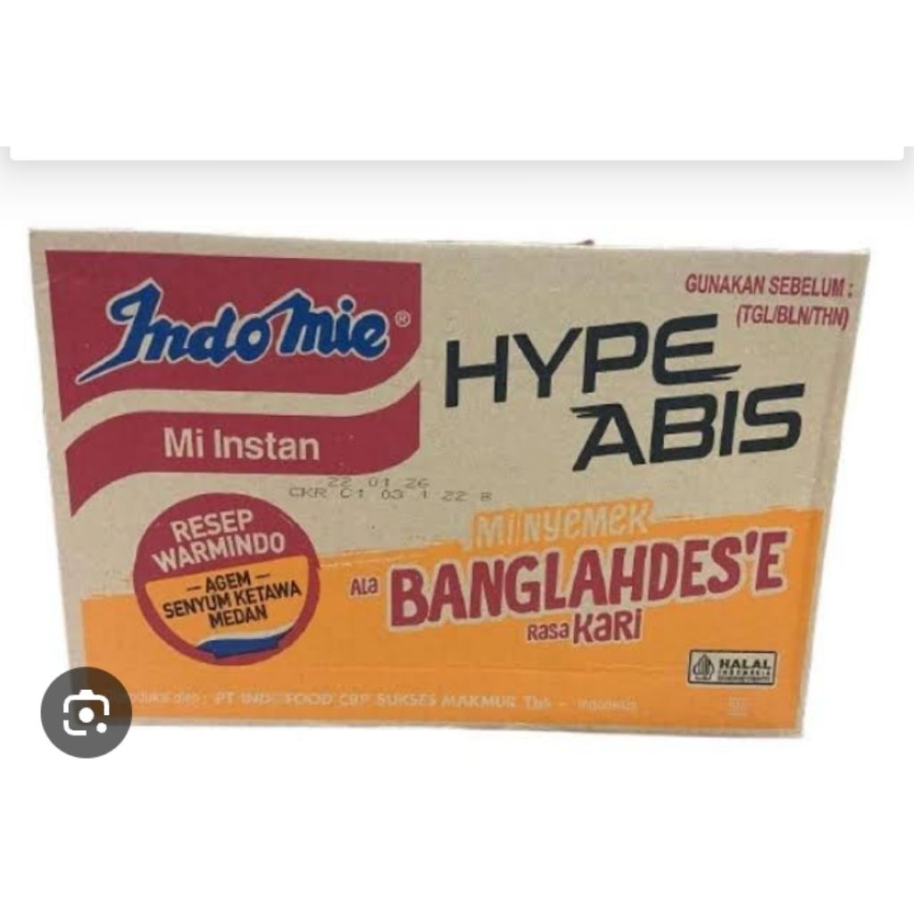 

PROMO BARU INDOMIE GORENG BANGLAHDES RASA KARI -MI NYEMEK BANGLAHDESE 1DUS 40PCS