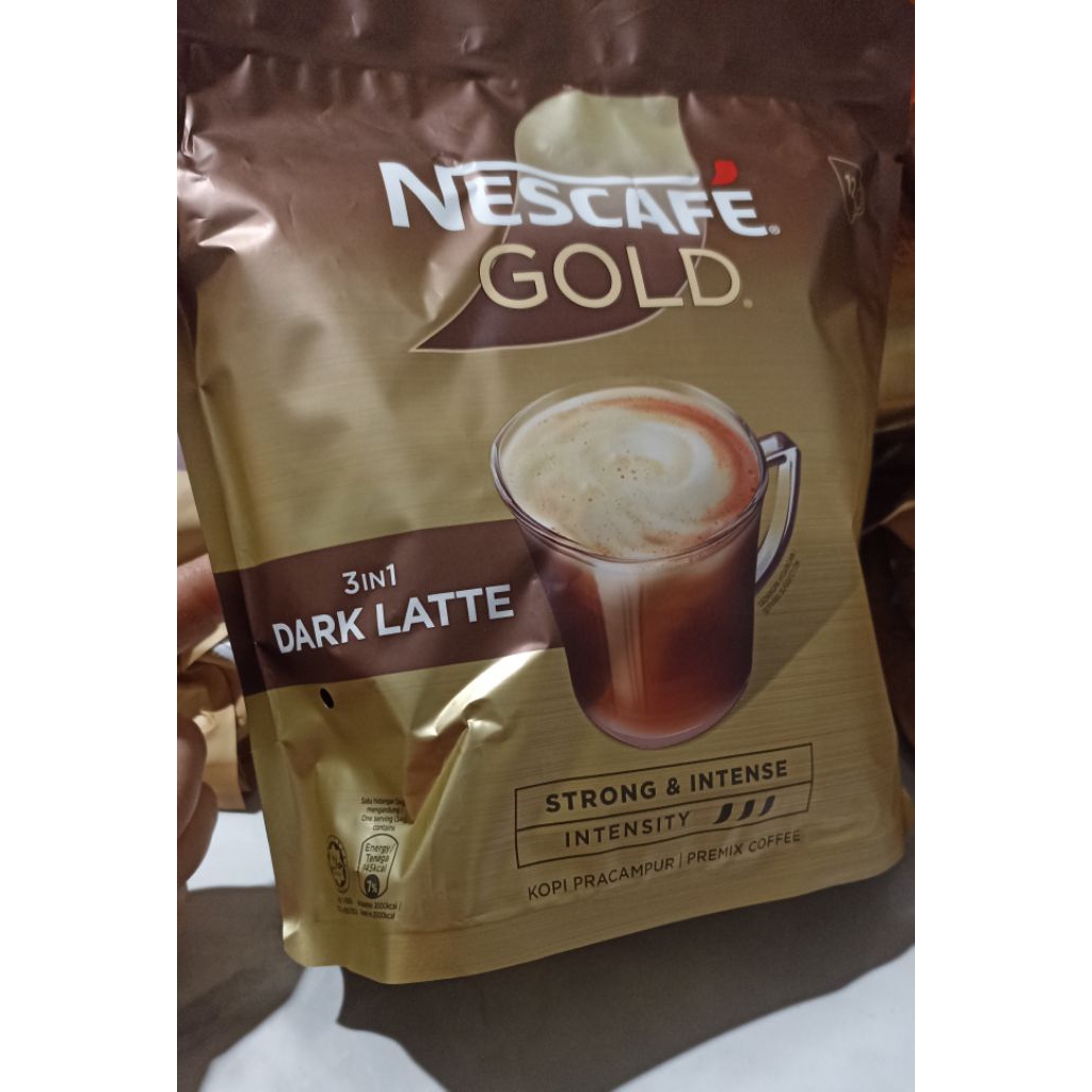 

Nescafe Gold Coffee 3in1 Dark Latte (12 Sticks).