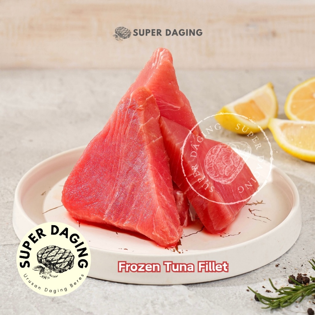 Tuna Fillet Steak Frozen +- 500g - Super Daging Semarang
