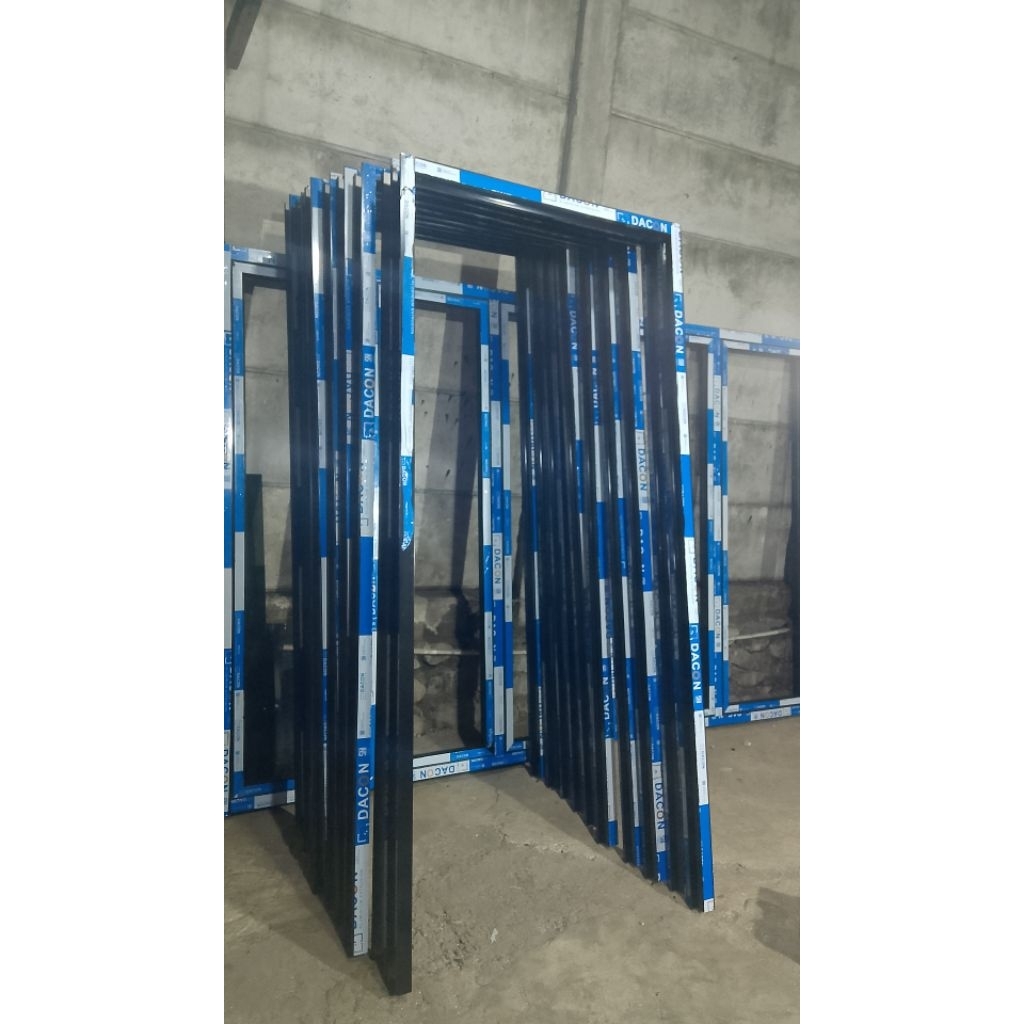 kusen pintu saja. kusen pintu berbahan aluminium, cocok untuk daun pintu bahan aluminium,kayu, tripl