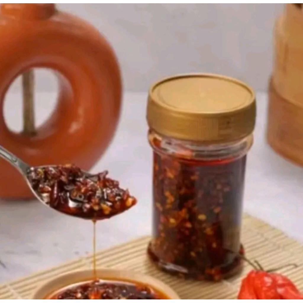 

Chili Oil Extra Spicy 150ml/ sambel pedas paket 10 botol / pcs
