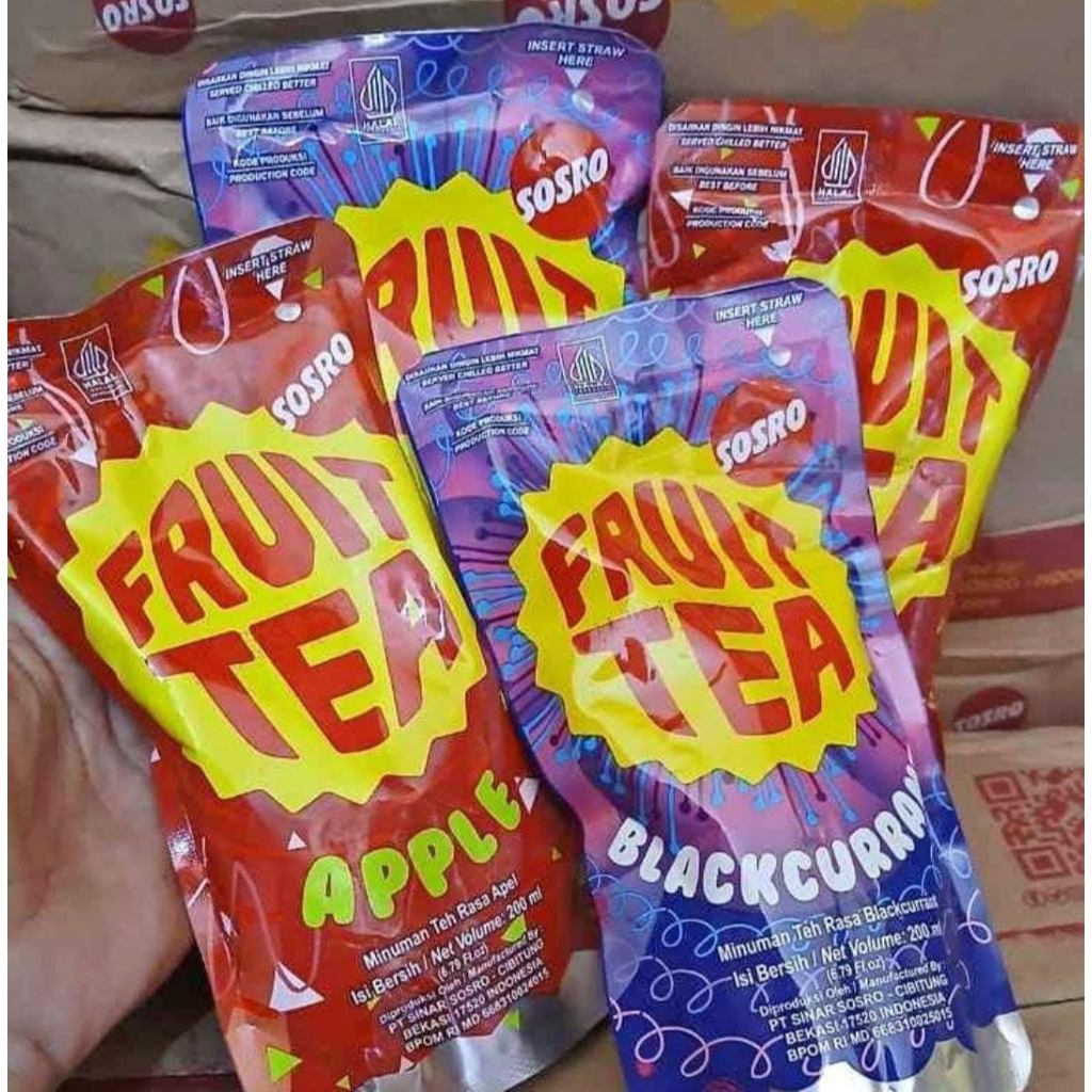 

Fruit tea pouch* isi 24pcs/carton