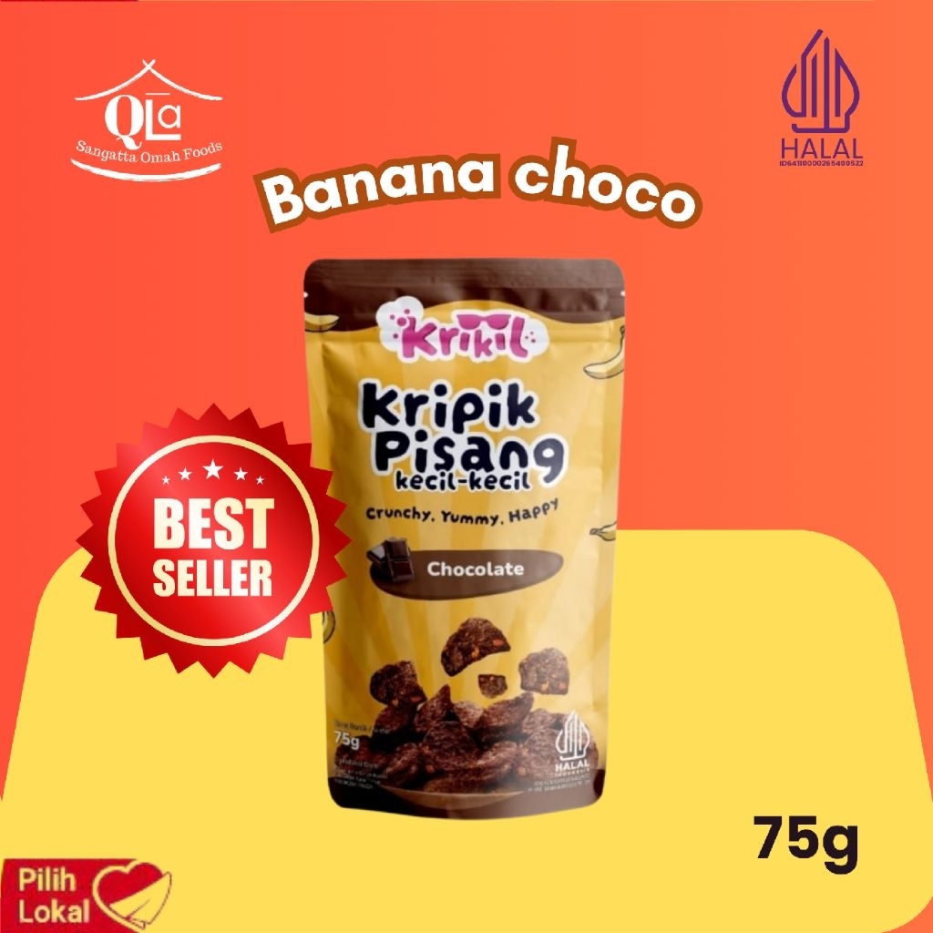 

Krikil Banana Choco/ Kripik Pisang Coklat Viral/ Keripik Pisang Coklat Viral/ Kripik Pisang Choco/ Keripik Pisang Chocolate