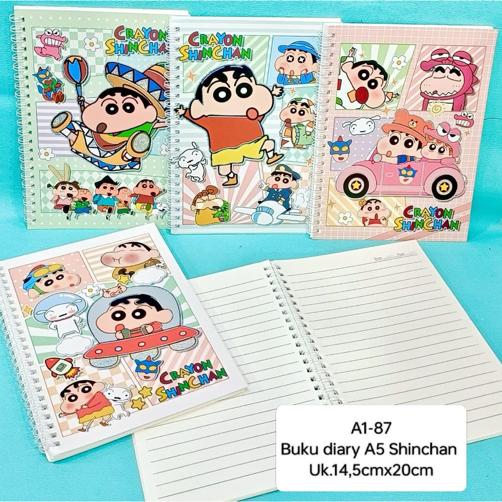 

[COD] Notebook Diary A5 motif Shinchan A1-87
