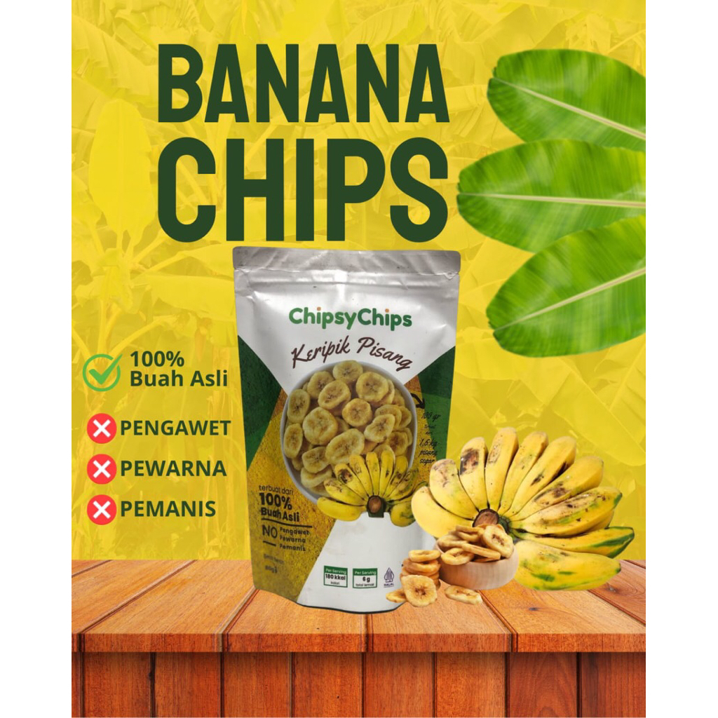 

ChipsyChips keripik pisang original lokal