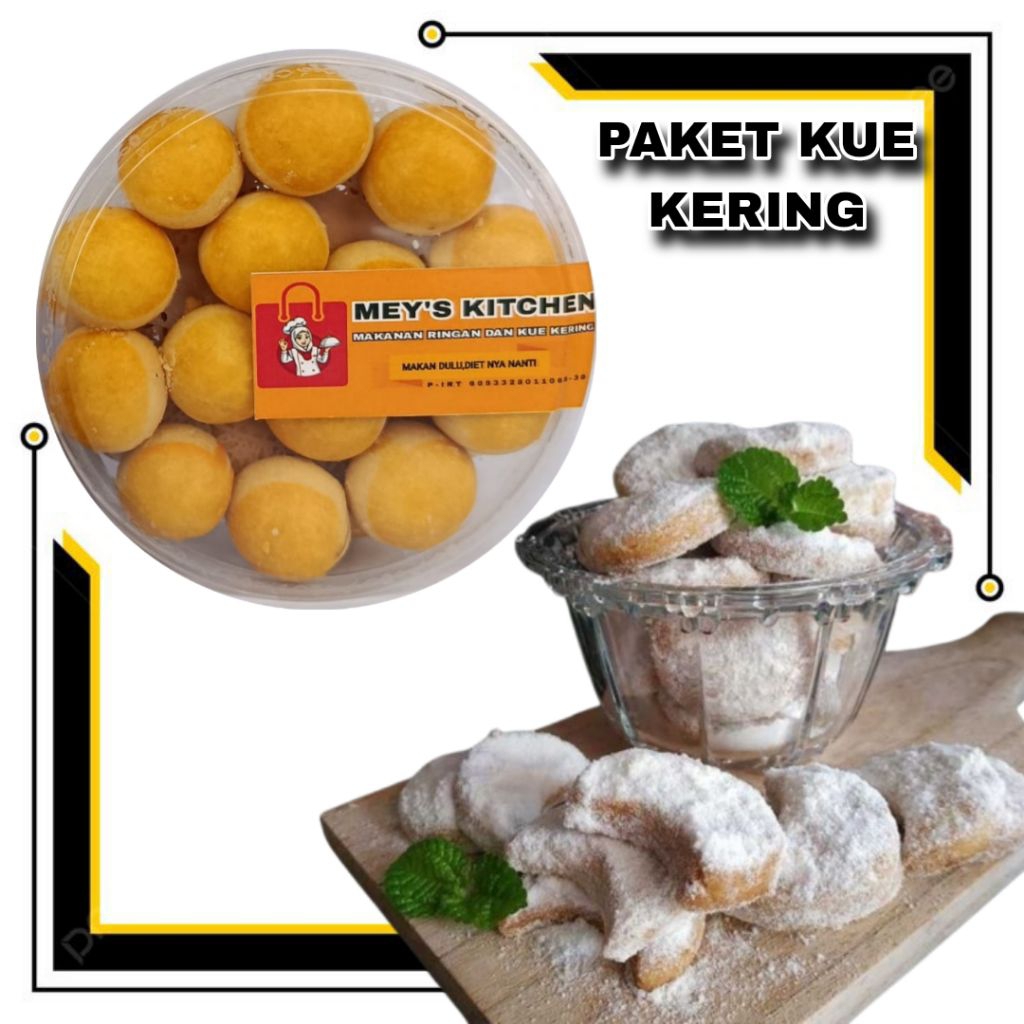 

Paket Murah Kue Nastar Dan Kue Putri Salju Netto 500gr