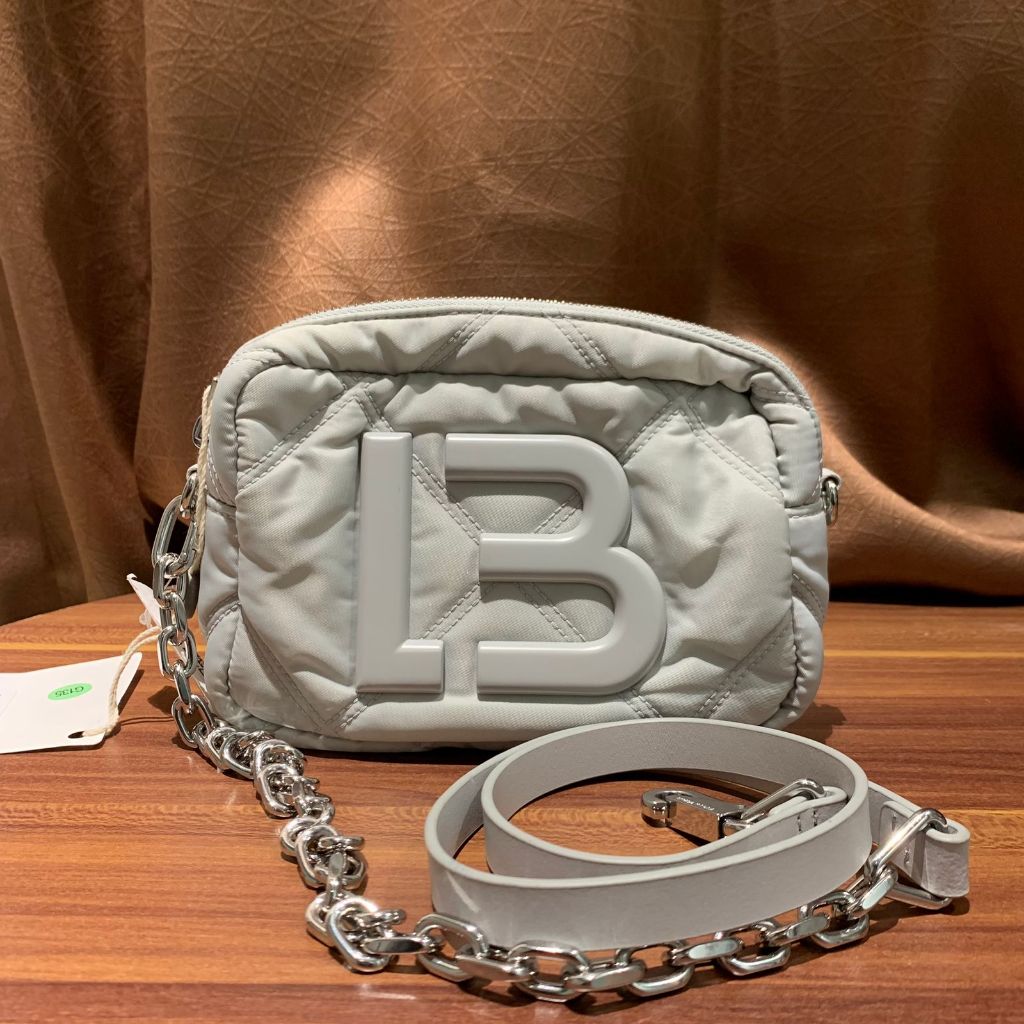 Tas Bimba Y Lola Nylon Padded XS 221BBNY1W Crossbody Grey NEW