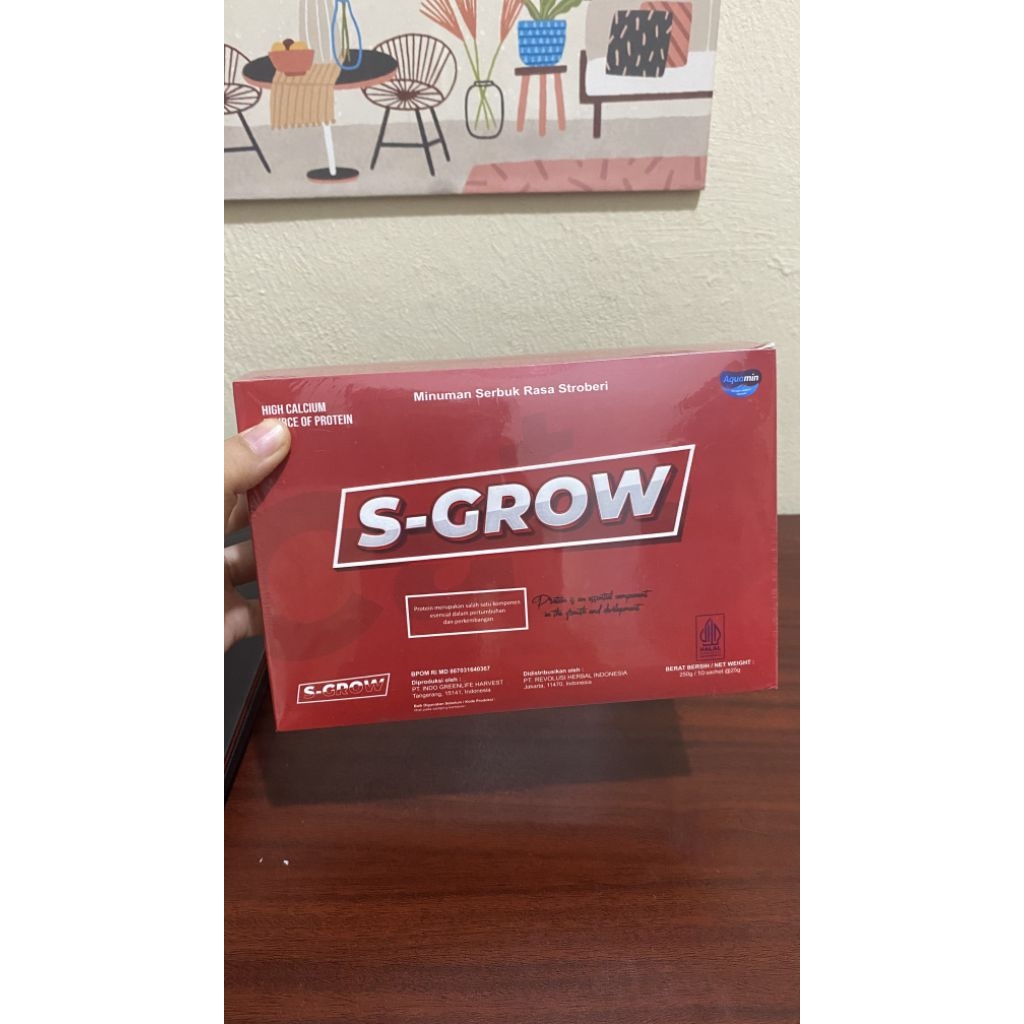 

S Grow Strawberry Susu Peninggi Badan