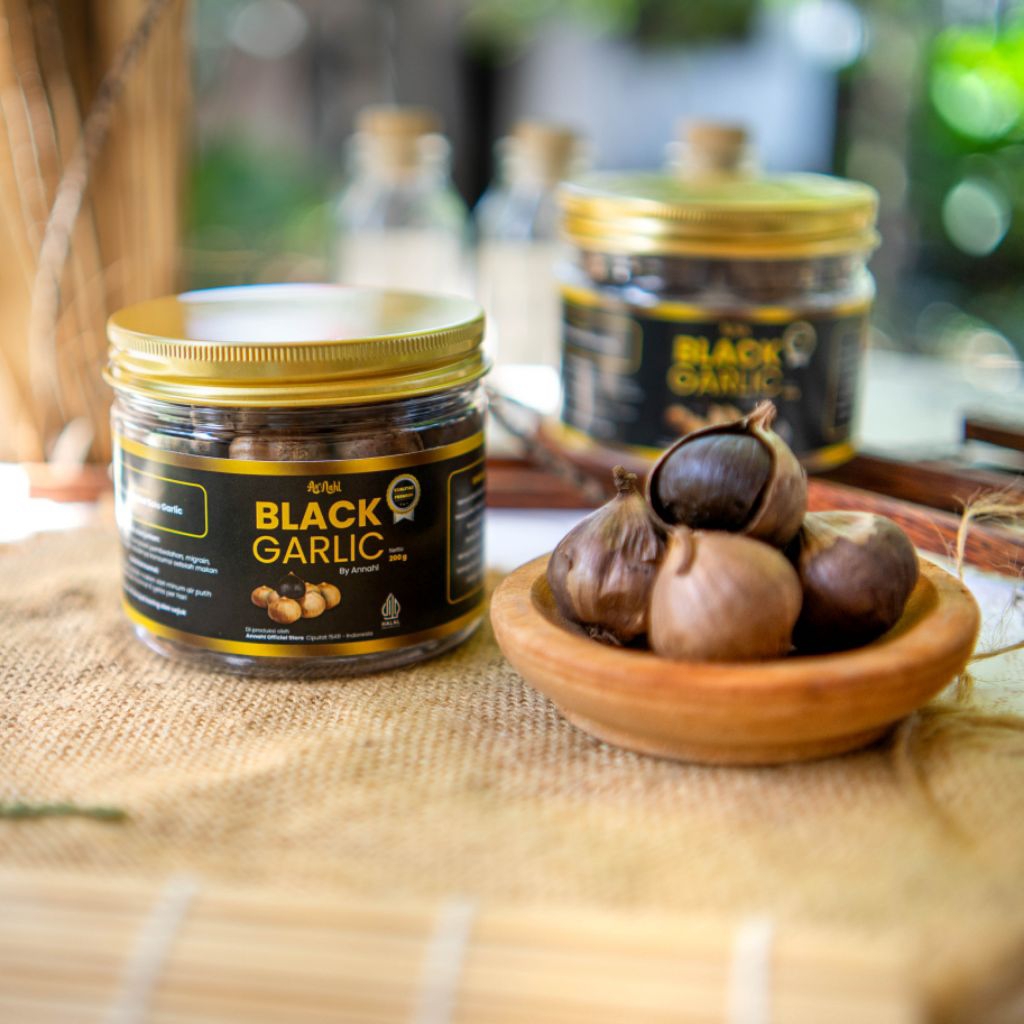 

Bawang Hitam Tunggal Premium Black Garlic Annahl super premium quality