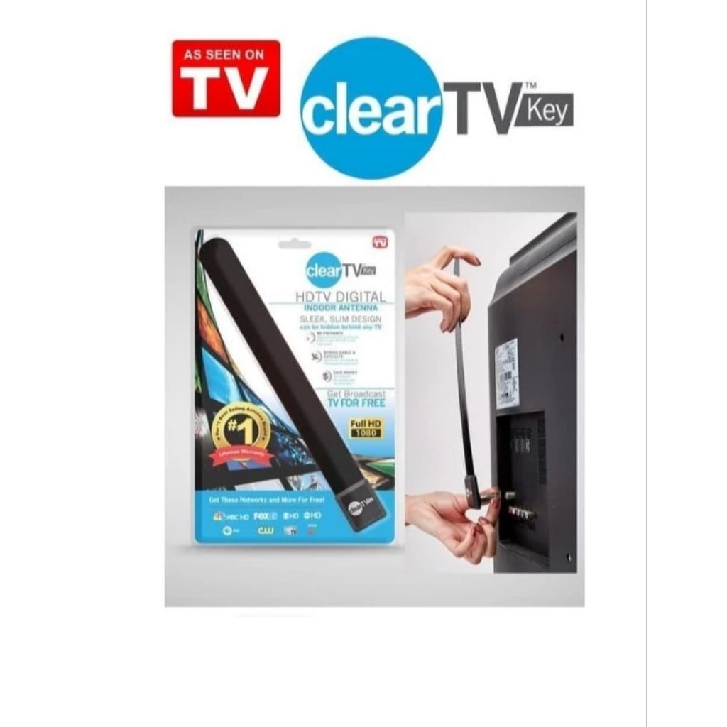 CLEAR TV Antena TV Indoor Digital Key HDTV Antena Internal