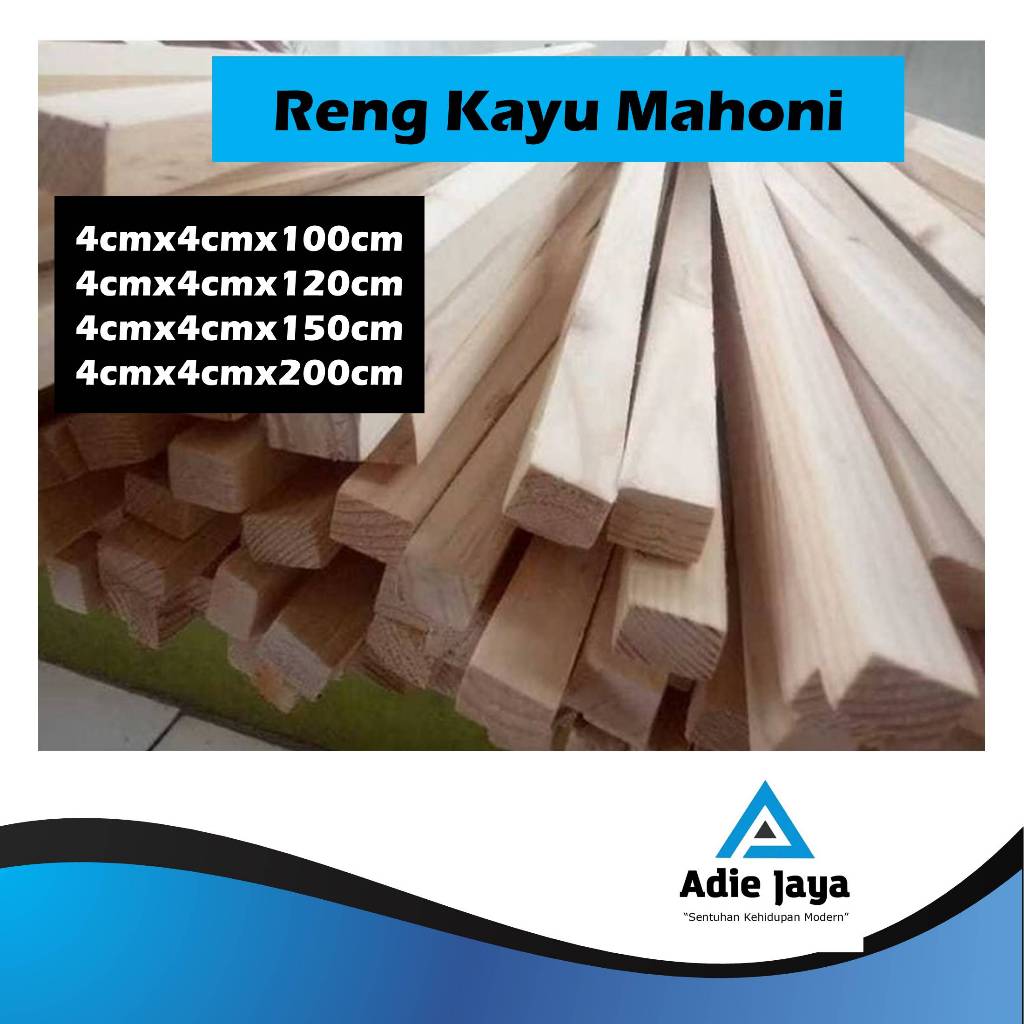 Kaso reng 4x4 kayu mahoni