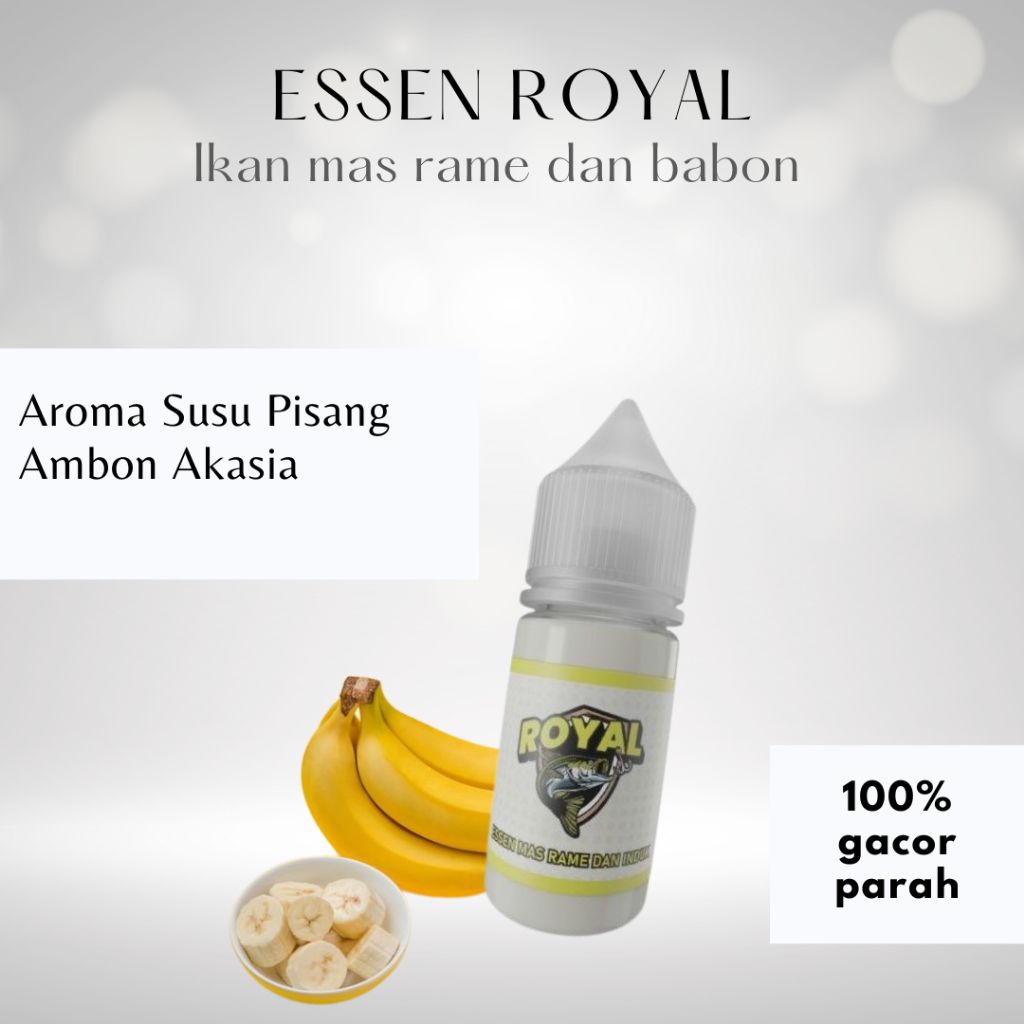 ESSEN IKAN MAS INDUK AROMA SUSU PISANG AMBON AKASIA