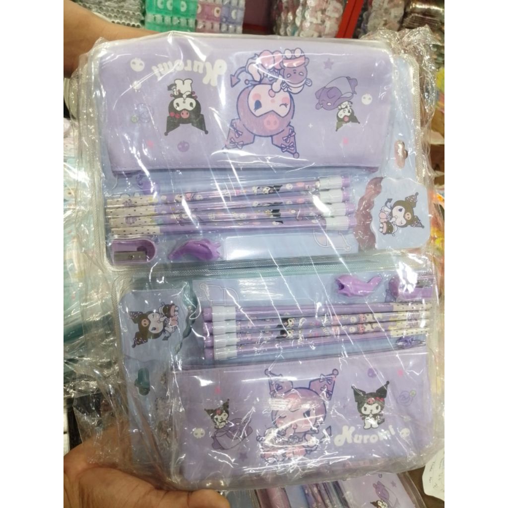 

stationery set/1 set alat tulis motif karakter lucu2 harga murah