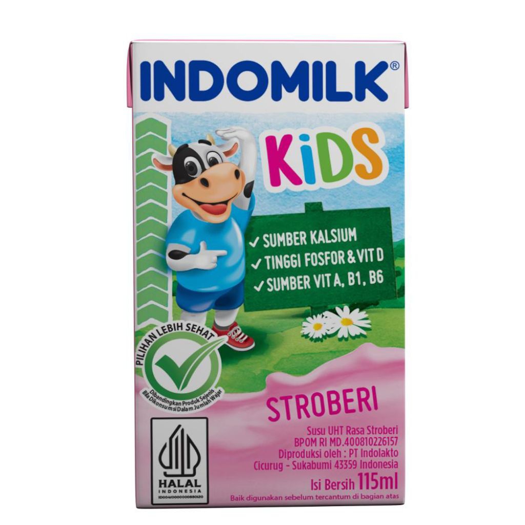 

indomilk kids strawberry 115ml
