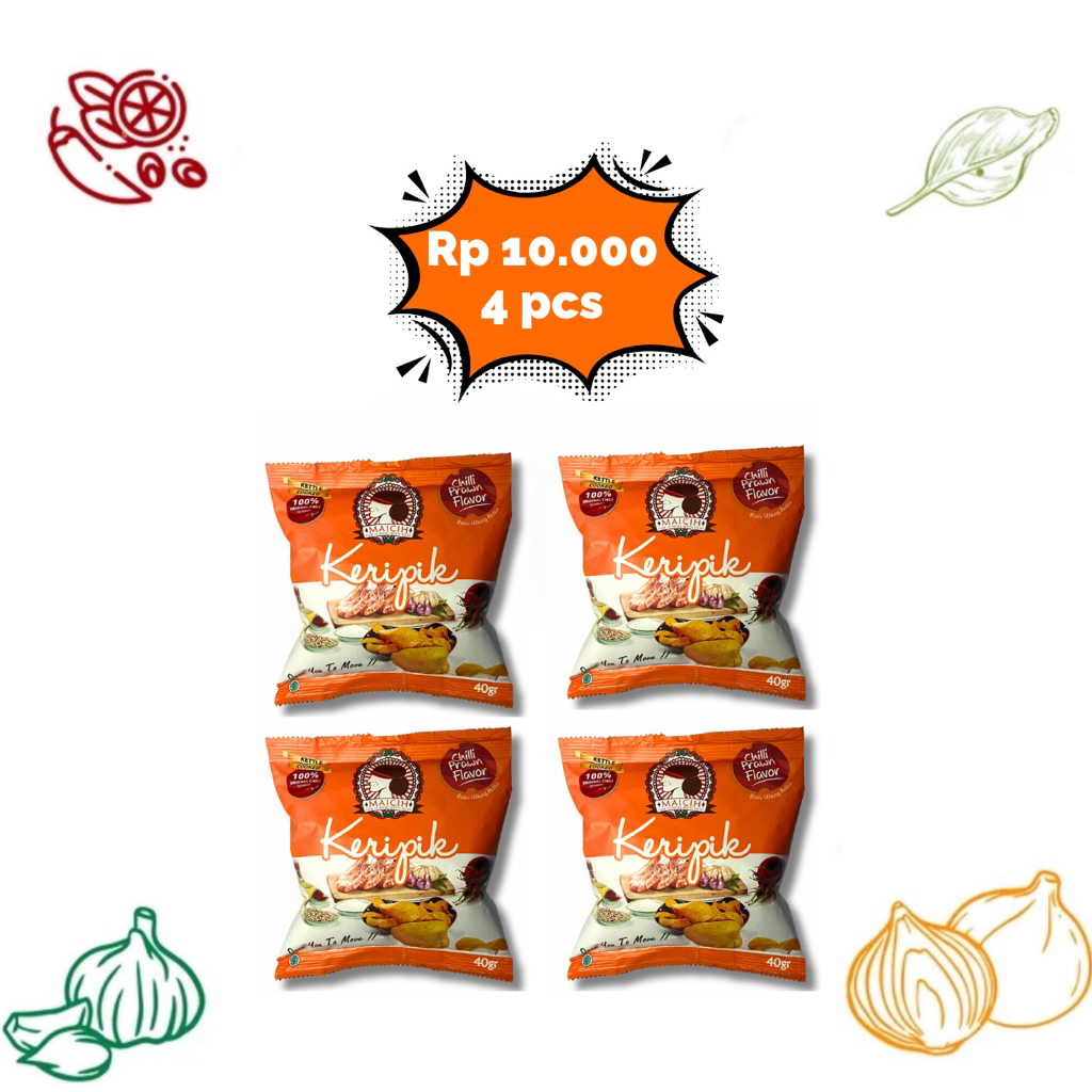 

MAICIH KERIPIK UDANG 40GR 10K 4PCS