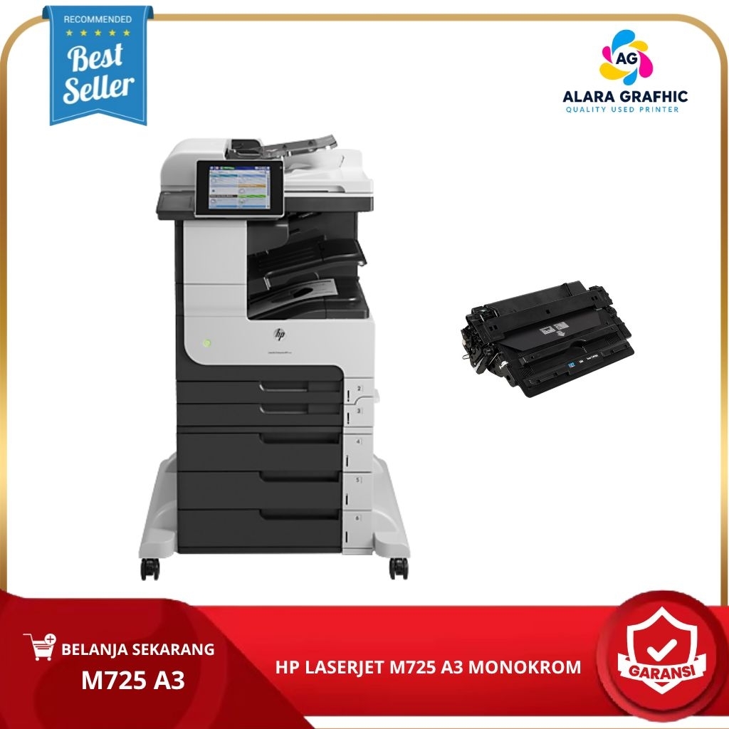 PRINTER LaserJet Enterprise MFP M725 a3