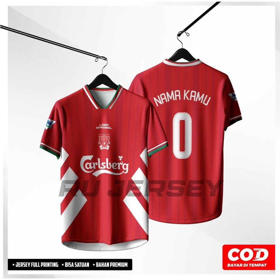 JERSEY LIVERPOOL 1993 FULL PRINTING