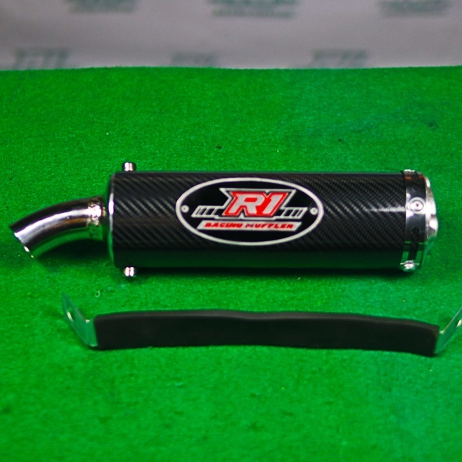 Silencer knalpot racing vespa 2 tak f1zr fizr r1 racing muffler SUARA GARING