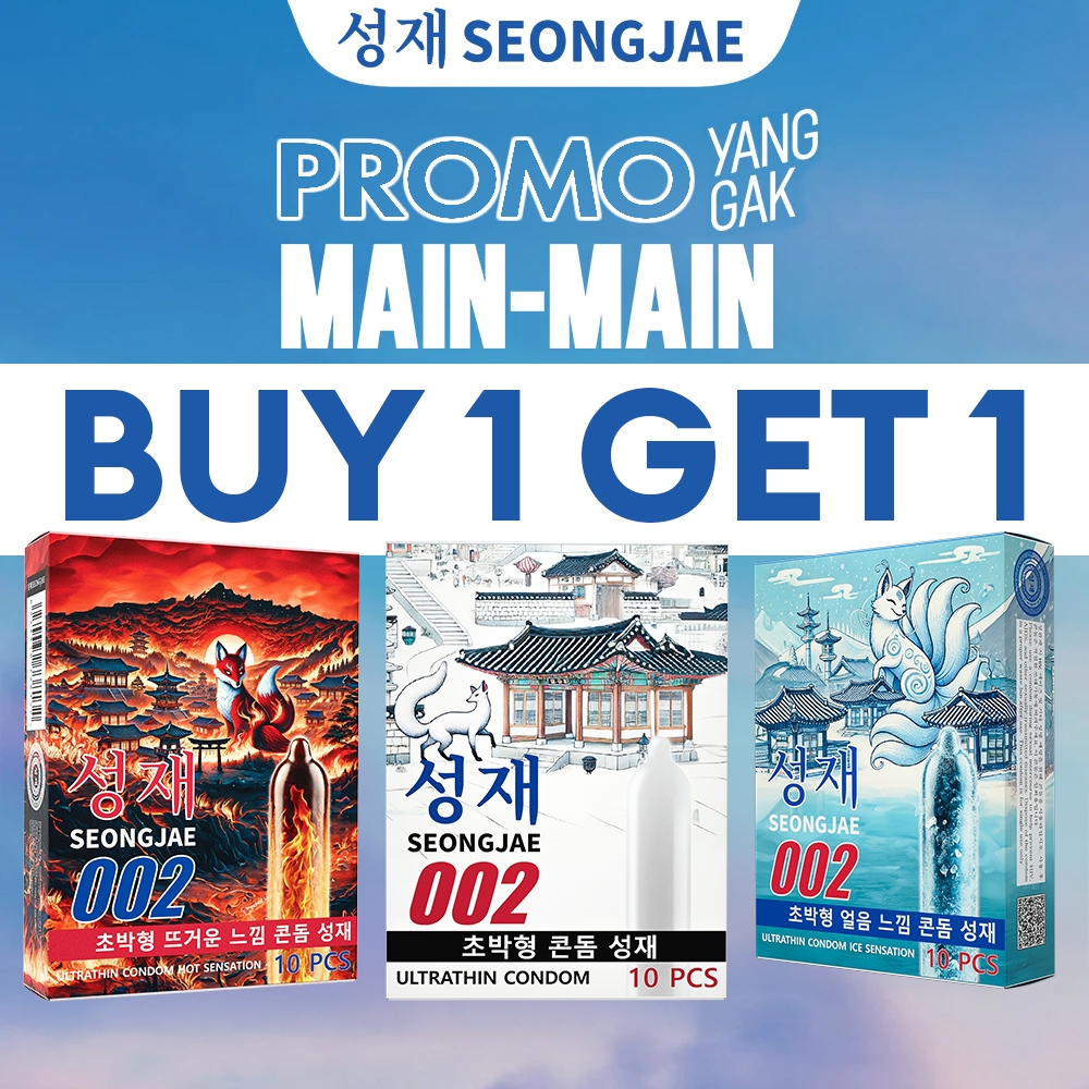 Kondom Beli 1 Gratis 1 Bergerigi Tipis Berduri - Seongjae